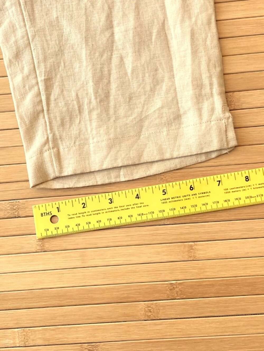 Haven Well Within Linen Tapered Pants Lagenlook Womens Medium M Beige NWT - Picture 9 of 10